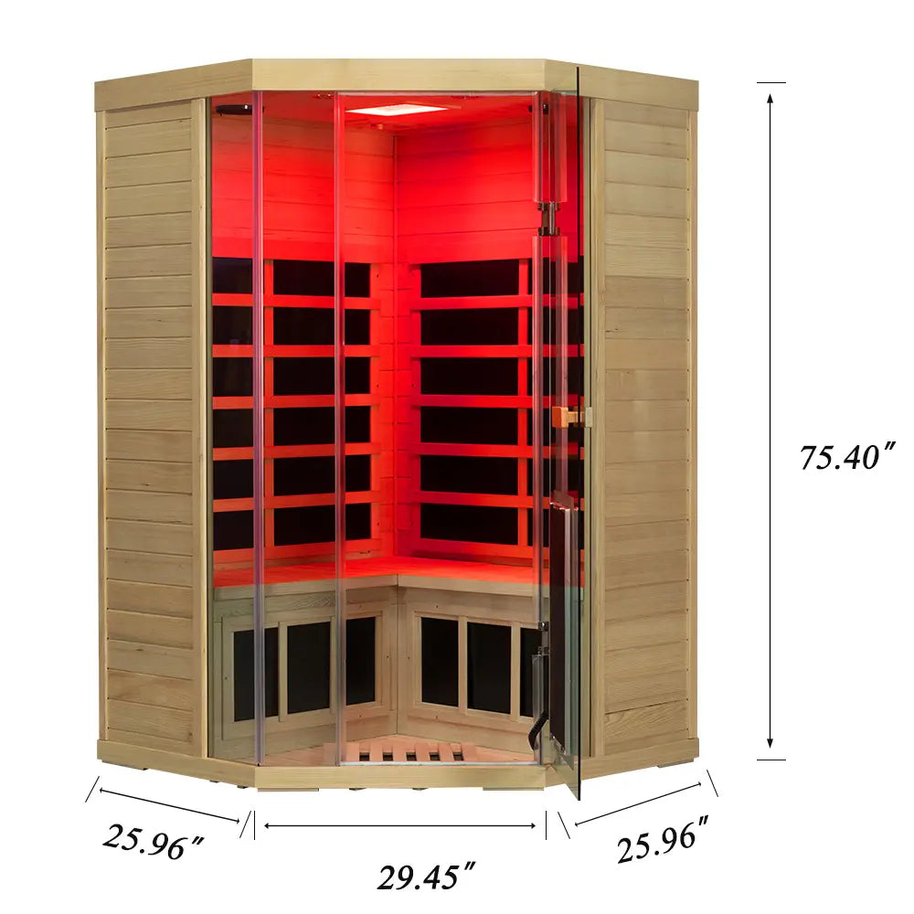 Wizzisaunas S07 Full Spectrum 2-3 Person Infrared Sauna