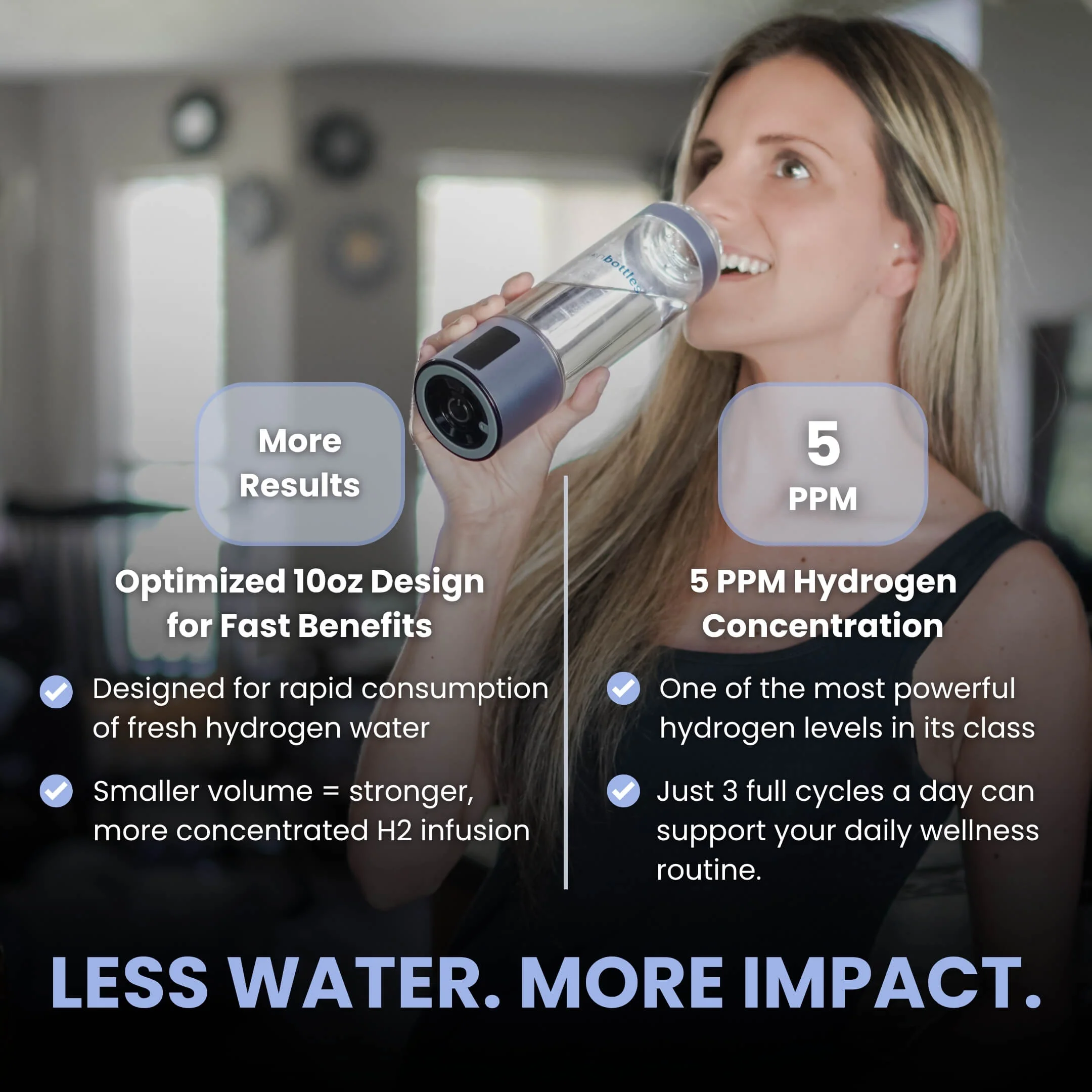 ATOM Hydrogen Water Bottle