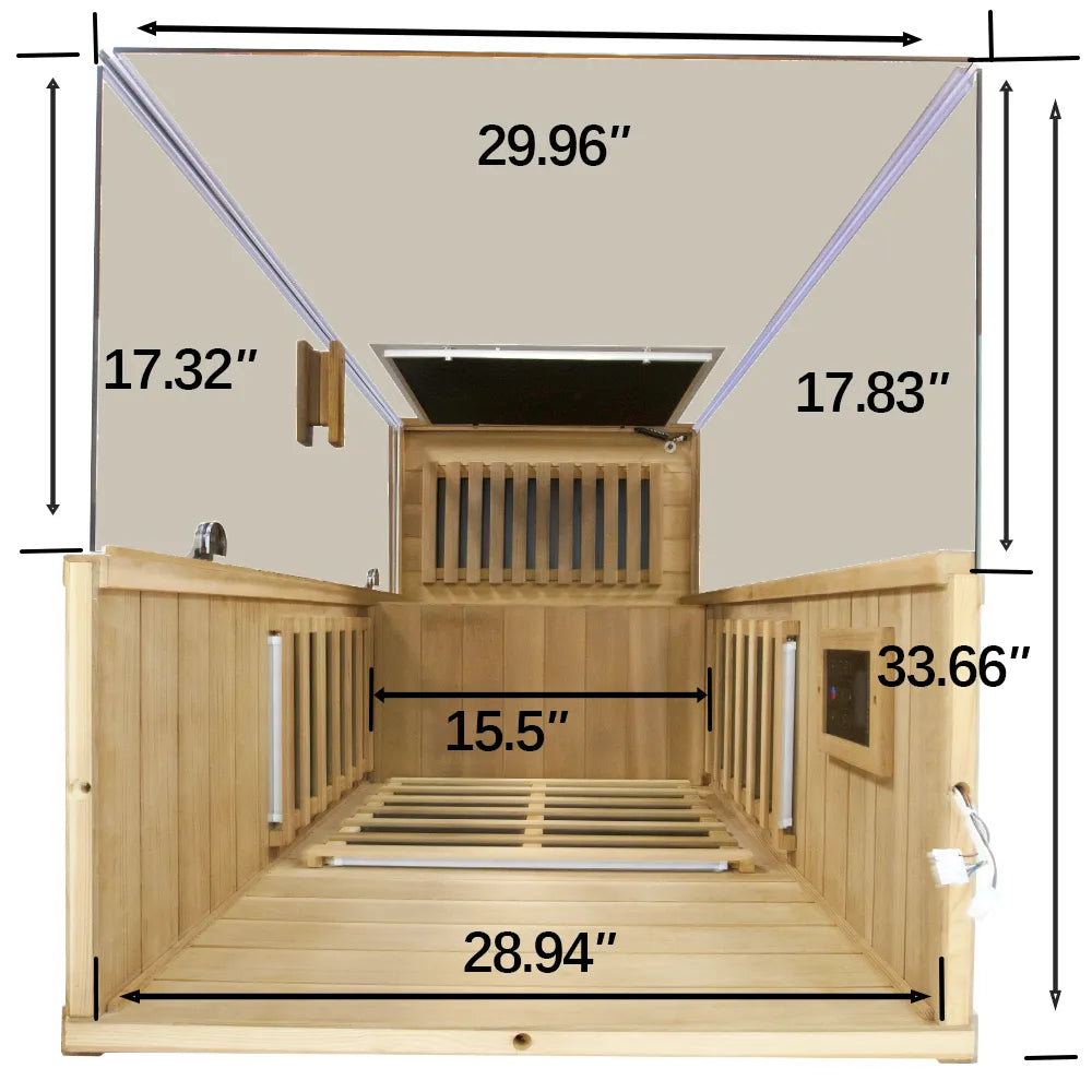 Wizzisaunas 909MX Full Spectrum Infrared Sauna