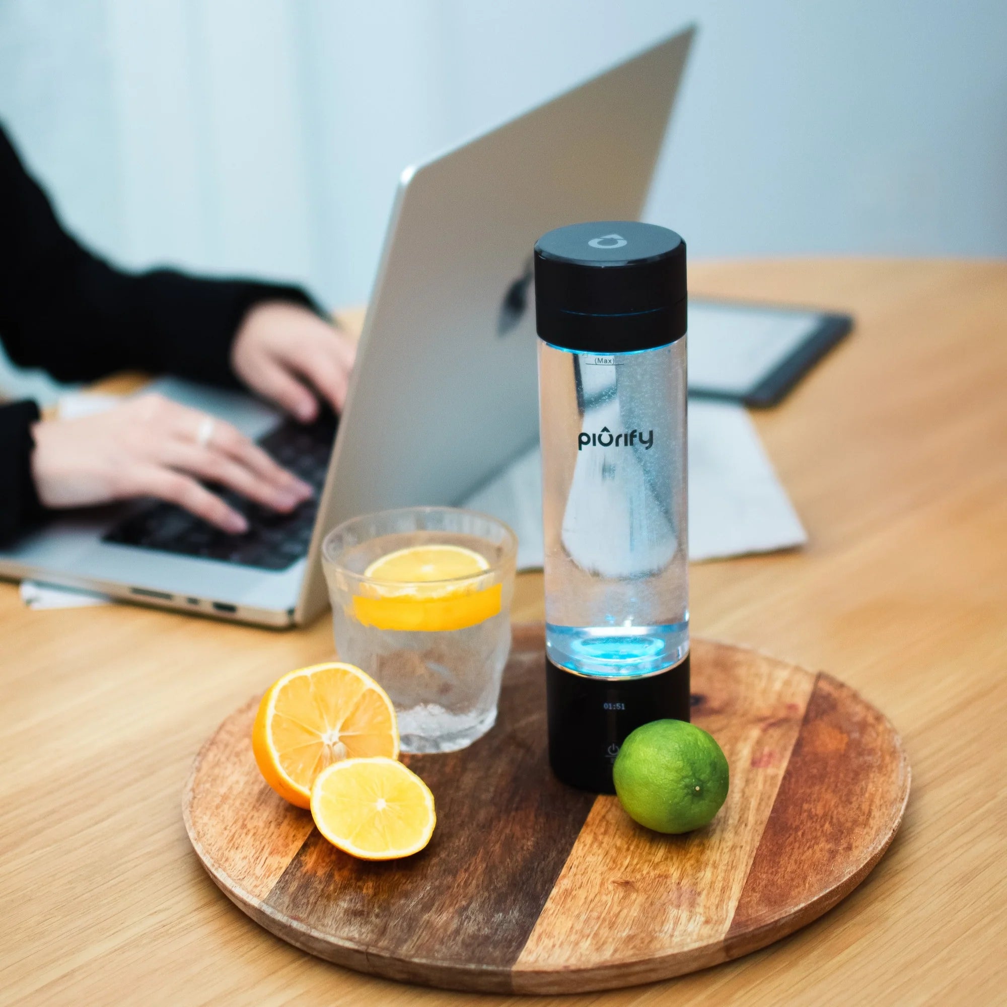 Hydrogenator® Hydrogen Water Bottle - Black