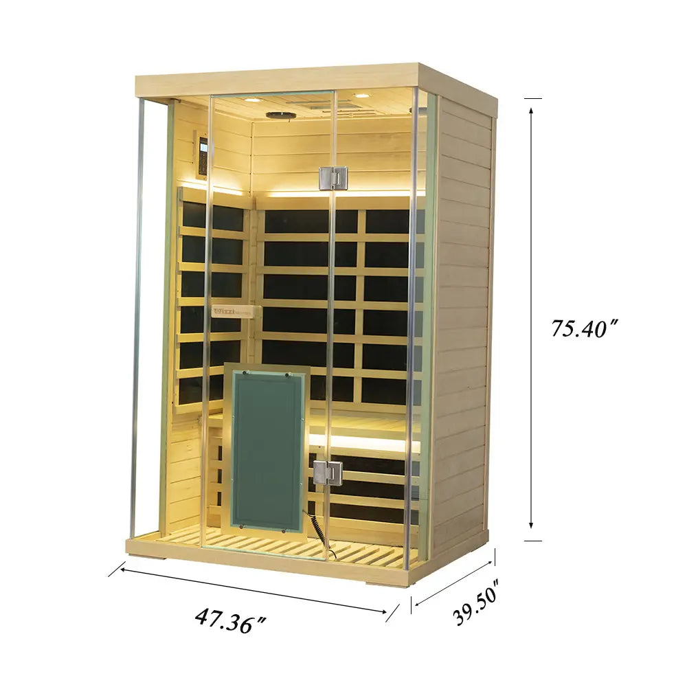 Wizzisaunas S02 Full Spectrum 2-Person Infrared Sauna