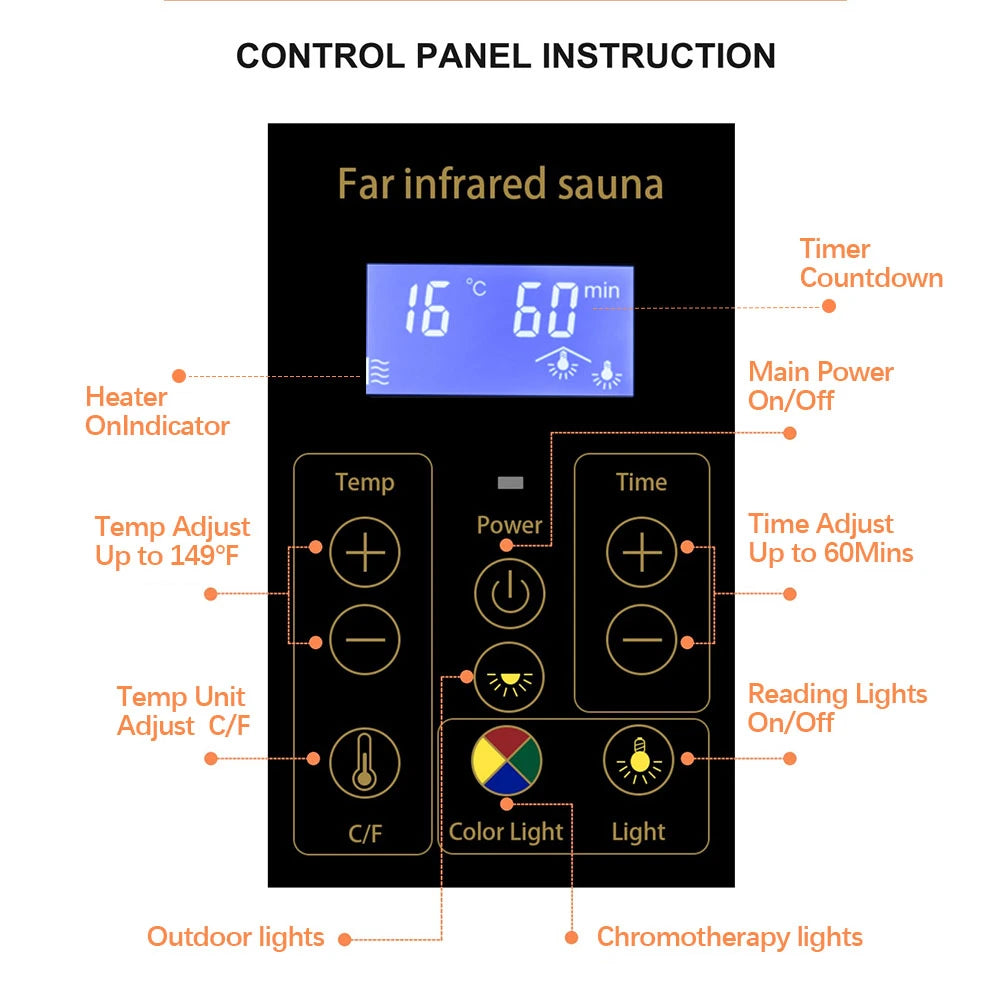 Wizzisaunas S02 Full Spectrum 2-Person Infrared Sauna